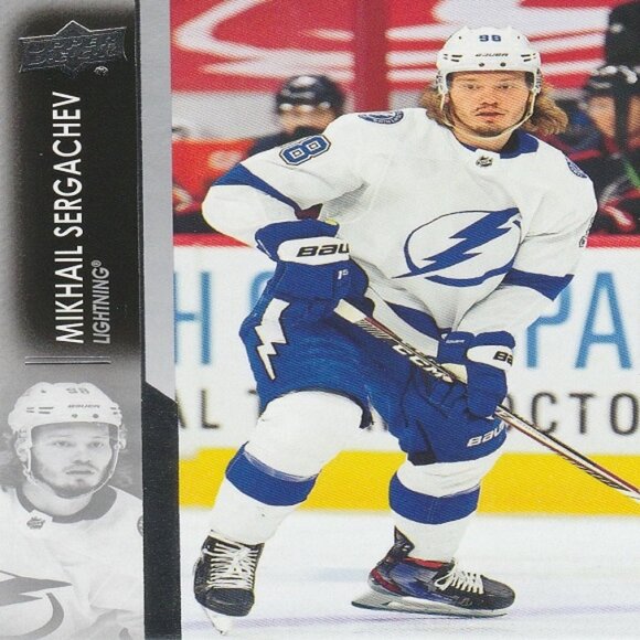 Mikhail Sergachev Tampa Bay Lightning NHL Hockey Card Collection - 3 Card Set - Picture 4 of 4
